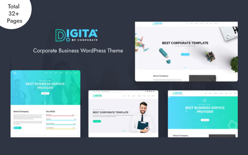 Шаблон Wordpress Digita - Corporate Business Theme WordPress