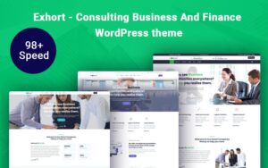Шаблон WordPress Exhort - Consulting Business And Finance Theme WordPress