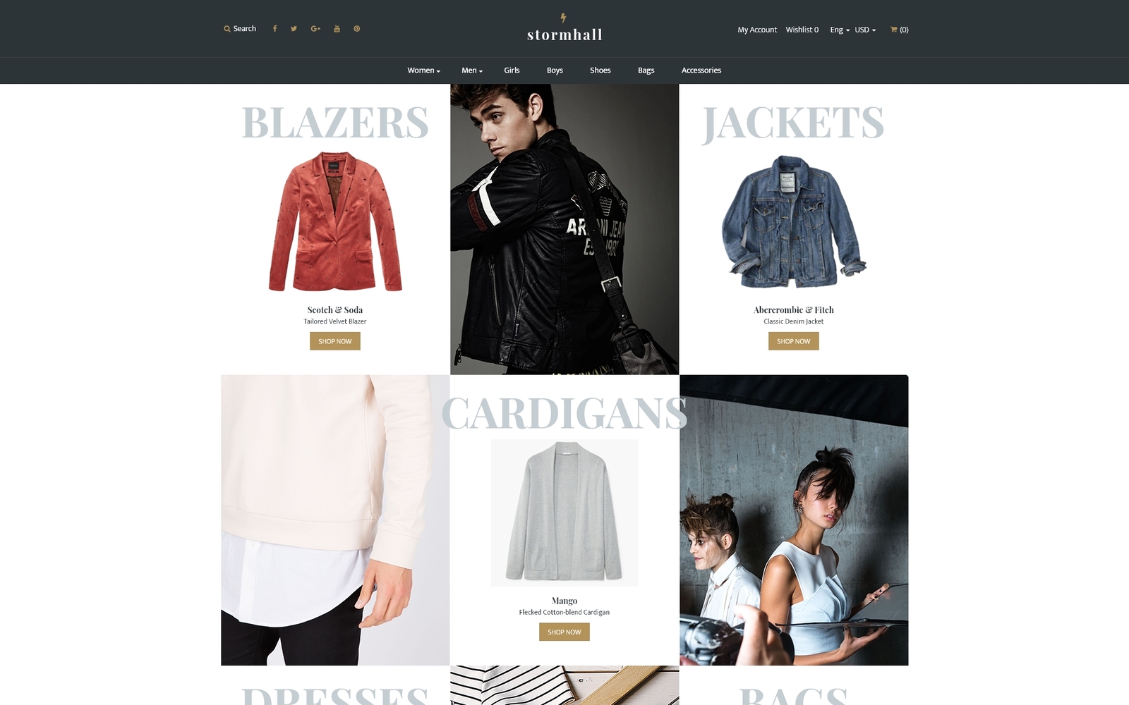 Шаблон OpenCart  Fashion Store Responsive 