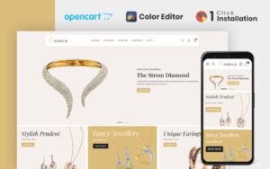 Шаблон OpenCart  Fidelis Jewellery Store Opencart Theme 