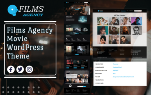 Шаблон Wordpress Films Agency Movie Theme WordPress