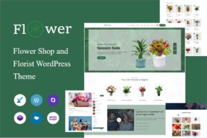 Шаблон Wordpress Flower Shop and Florist Theme WordPress