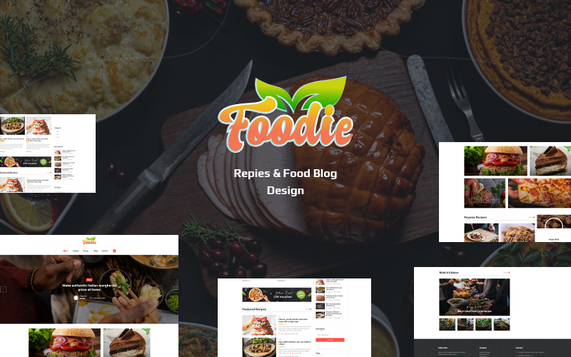 Шаблон Wordpress Foodie - Recipe & Food Blog Theme WordPress