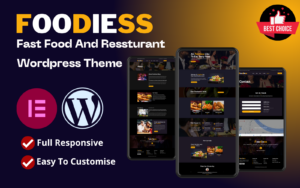 Шаблон Wordpress Foodiess Fast Food And Resturant Full Responsive Wordpress Theme Theme WordPress