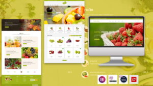 Шаблон Wordpress Fruits Store - The Elementor Fruits WordPress theme Theme WordPress