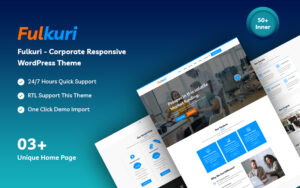 Шаблон WordPress Fulkuri - Corporate Business Theme WordPress