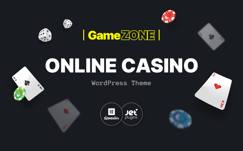Шаблон Wordpress GameZone - Online Casino WordPress theme Theme WordPress