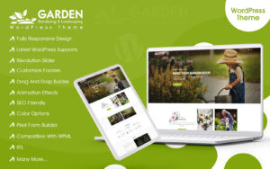 Шаблон WordPress Garden - Gardening and Landscaping Theme WordPress