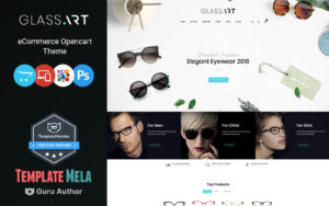 Шаблон OpenCart  GlassArt - Sunglass Store 