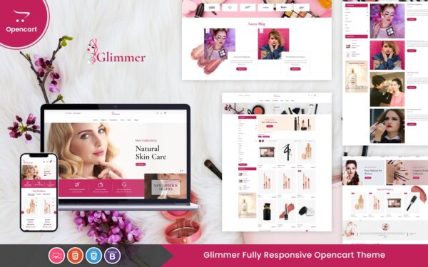 Шаблон OpenCart  Glimmer - Beauty Responsive 