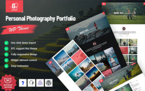 Шаблон Wordpress Gogrin - Personal Photography Portfolio Theme WordPress
