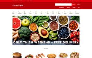 Шаблон OpenCart  Good Meal - Food Store Multipage Creative 