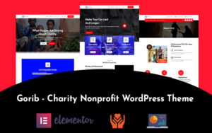 Шаблон Wordpress Gorib - Charity Theme WordPress