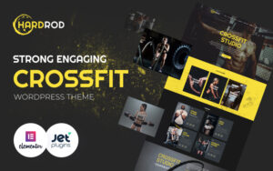 Шаблон Wordpress Hardrod - Dynamite Fitness & Bodybuilding Theme WordPress