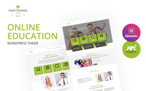 Шаблон Wordpress High School - Online Education Elementor Theme WordPress