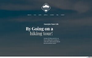 Шаблон Wordpress Hiking & Camping Tours Theme WordPress