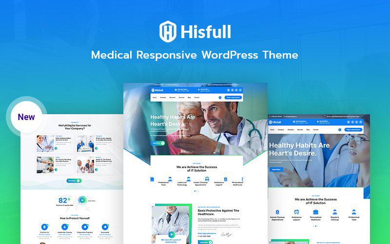 Шаблон WordPress Hisfull - Medical Responsive Theme WordPress