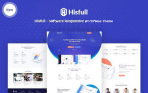 Шаблон Wordpress Hisfull - Software Responsive Theme WordPress
