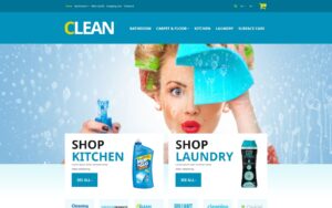 Шаблон OpenCart  Home Cleaning Supplies 