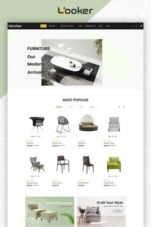 Шаблон OpenCart  Hooker Furniture Premium Shop 