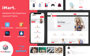 Шаблон OpenCart  Imart - Multipurpose Ecommerce Online Store Opencart Theme 