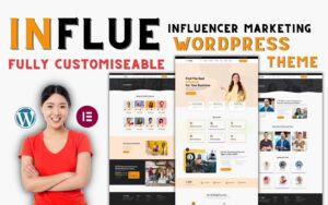 Шаблон WordPress Influe - A Premium Тема WordPress For Influence Marketing ﾖ SEO & Digital Agency
