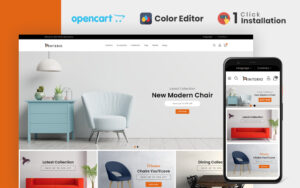Шаблон OpenCart  Interio Furniture Store 