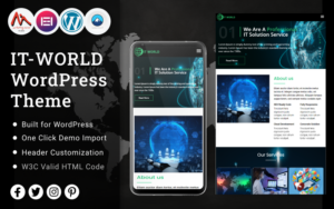 Шаблон WordPress IT - World WordPress Theme Theme WordPress