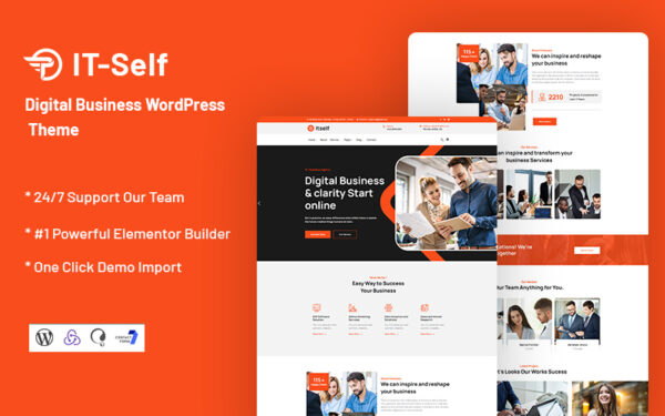 Шаблон Wordpress Itself - Digital Business Theme WordPress
