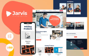 Шаблон Wordpress Jarvis - Design & Printing Theme WordPress
