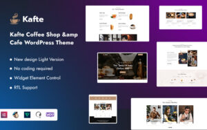 Шаблон Wordpress Kafte - Coffee Shop & Cafe Theme WordPress