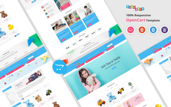 Шаблон OpenCart  Kids - Responsive 