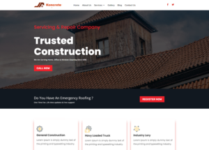 Шаблон Wordpress koncrete Construction Building Roofing Wordpress Themes Theme WordPress