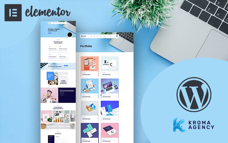 Шаблон Wordpress Kroma | Multipurpose Elementor Theme WordPress