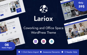 Шаблон WordPress Lariox - Corporate and Business Theme WordPress