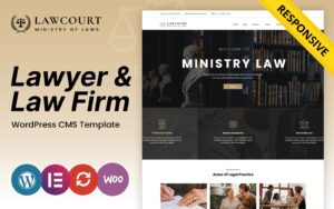 Шаблон Wordpress Lawcourt - Attorney and Lawyers Theme WordPress