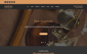 Шаблон Wordpress LawPress - Law Firm Responsive Theme WordPress