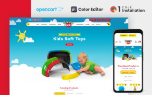 Шаблон OpenCart  Little Baby Kids & Toys Store OpencartTheme 