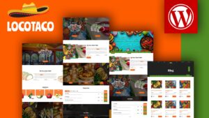 Шаблон WordPress Locotaco Mexican Deliver Restaurant Theme WordPress