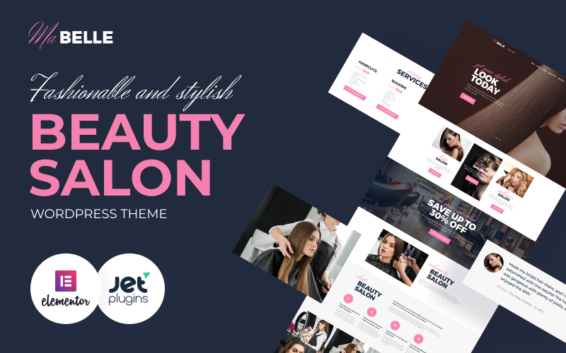 Шаблон WordPress MaBelle - Beauty Salon Theme WordPress