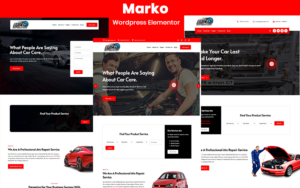 Шаблон Wordpress Marko car wash and mechanic service Theme WordPress