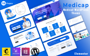 Шаблон WordPress Medicap - Medical WordPress Elementor Theme Theme WordPress