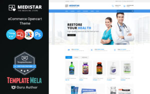 Шаблон OpenCart  Medistar Multipurpose 