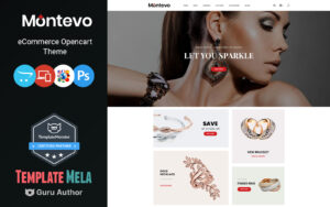 Шаблон OpenCart  Montevo - Jewelry Stores 