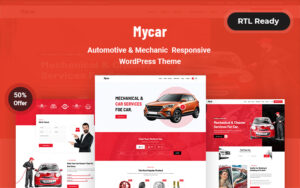 Шаблон Wordpress Mycar - Automotive & Mechanic Responsive Theme WordPress