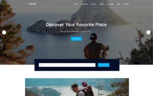 Шаблон Wordpress Natfa - Tour and Travel Digital Agency Theme WordPress