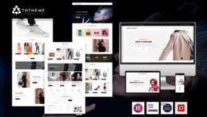 Шаблон WordPress New Fashion ﾖ The Elementor Fashion Shop WordPress theme Theme WordPress