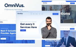 Шаблон Wordpress Omnivus - IT Solutions & Services Theme WordPress