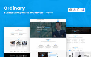 Шаблон WordPress Ordinary - Business Responsive Theme WordPress