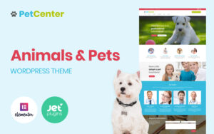 Шаблон Wordpress PetCenter - Animals & Pets Responsive Theme WordPress